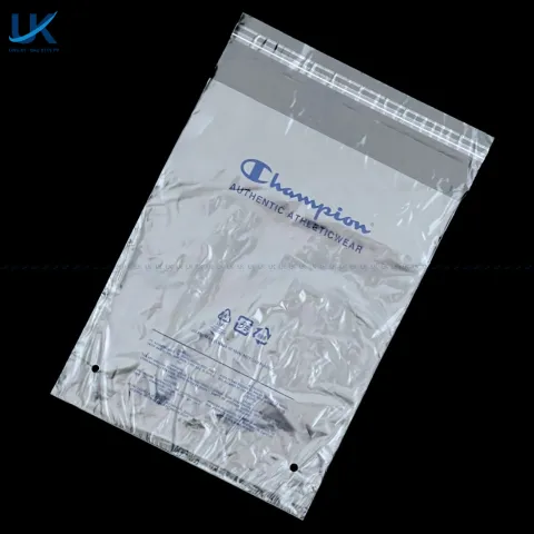 TÚI PE TÁI CHẾ MIỆNG DÁN IN LOGO